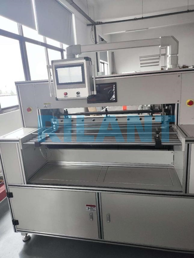 1. MULTI-LAYER AUTO KNIFE PLEATING MACHINE WITH SLITTING & CROSS-CUTTING RWZD-DC-1250-8-70-ZD
