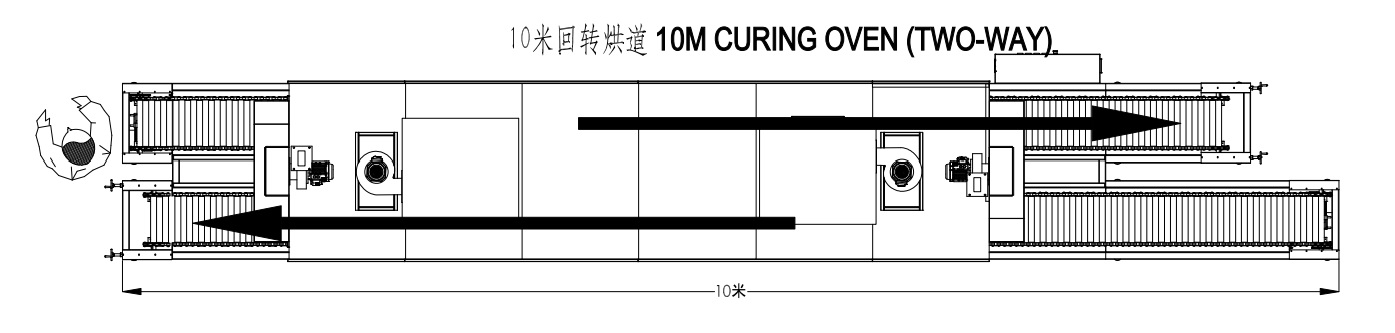8. TWO-WAY 10M CURING OVEN RGH-2-350-700-10000
