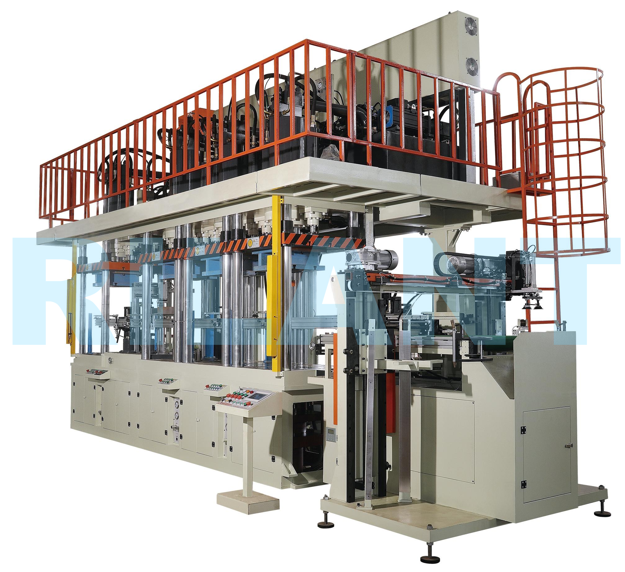 5-STATION STAINLESS STEEL KETTLE AUTO PRESS STRETCH PRODUCTION LINE