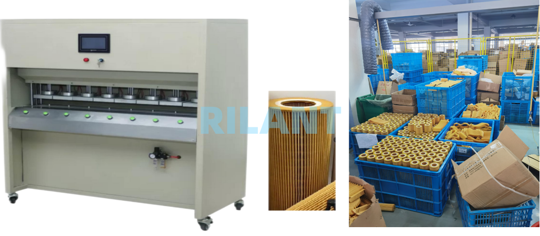 8. ECO FILTER PVC END CAP FORMING MACHINE RDGCX-8-130-280